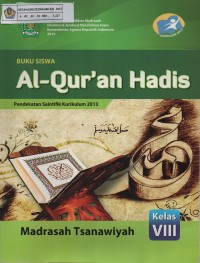 Image of Al-Quran Hadis: untuk MTs Kelas VIII