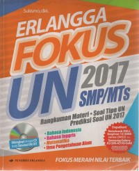 Image of Erlangga Fokus UN: SMP/MTs 2017